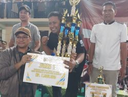Tim Kecamatan Mojoanyar Sabet Juara Piala Bupati Cup 2025, Tundukkan Tim Kecamatan Pungging 3-0