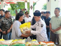 Atasi Anomali Beras, Pemkab Mojokerto dan Bulog Gelar Gerakan Pangan Murah di Mojosari