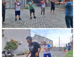 Tim Futsal PWI Mojokerto Jalani Latihan Fisik Jelang Laga Persahabatan Lawan Tim Bupati Mojokerto