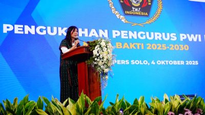 Pengurus PWI Pusat Periode 2025-2030 Resmi Dikukuhkan di Monumen Pers Solo