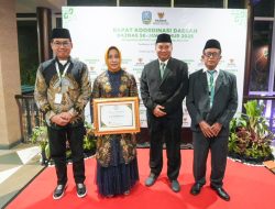 Baznas Jatim Beri Penghargaan Wali Kota Mojokerto atas Dukungan dan Pembinaan terhadap Baznas