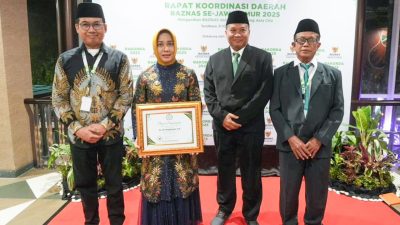 Baznas Jatim Beri Penghargaan Wali Kota Mojokerto atas Dukungan dan Pembinaan terhadap Baznas