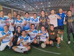 Laga Persahabatan Futsal, Tim PWI Mojokerto Dikalahkan dari Kejaksaan Negeri Mojokerto 17–15