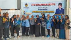 DPD NasDem Mojokerto Peringati HUT ke-14 dengan Pemeriksaan Kesehatan Gratis dan Pembagian Sembako