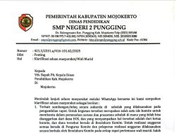 Klarifikasi Kasek SMPN 2 Pungging Terkait Aduan Wali Murid: Semua Bersifat Sukarela, Tidak Ada Unsur Paksaan