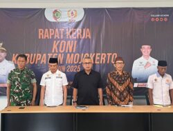 KONI Kabupaten Mojokerto Gelar Raker Bersama Pengurus Cabor, Bahas Program Kerja 2026