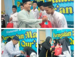 PWI Mojokerto Peringati Nuzulul Qur’an Bersama Santri TPQ Darul Hikmah, Santunan hingga Khataman Al-Qur’an