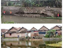 Respons Cepat Laporan Warga, Pemkot Mojokerto Tangani Kerusakan Tanggul di Sejumlah Titik