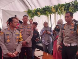 Kapolres Mojokerto Tinjau Pos Kenanten, Antisipasi Banjir hingga Lonjakan Arus Mudik