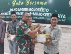 Kodim 0815 Mojokerto Perkuat Sinergi dengan Media Lewat Buka Puasa Bersama