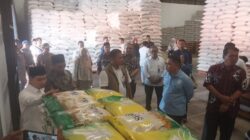 Pastikan Ketahanan Pangan Nasional Aman, DPR RI Komisi lV Gus Habib Tinjau Stok Beras di Gudang BULOG Mojokerto