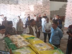 Pastikan Ketahanan Pangan Nasional Aman, DPR RI Komisi lV Gus Habib Tinjau Stok Beras di Gudang BULOG Mojokerto