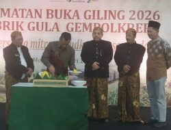 PG Gempolkrep Gelar Selamatan Buka Giling 2026, Targetkan Produksi Gula Capai 80 Ribu Ton
