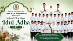 Pimpinan Bersama Anggota DPRD Kota Mojokerto Mengucapkan Selamat Hari Raya Idul Adha 1447 H