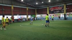 Sat Intelkam Polres Mojokerto Kota dan PWI Mojokerto Perkuat Sinergitas Lewat Laga Futsal Persahabatan