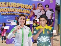 Mojokerto Sabet Gelar Juara Umum Kejurprov Aquathlon Jatim 2026