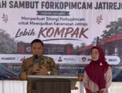 Forkopimca Baru Resmi Bertugas, Camat Jatirejo Ajak Bangun Kekompakan Demi Wujudkan Wilayah yang Maju, Adil, dan Makmur