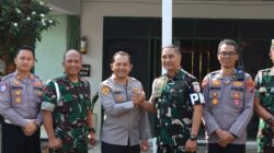 Kapolres Mojokerto Jalin Silaturahmi dengan Denpom V/2, Perkuat Sinergi TNI-Polri Jaga Kondusivitas Daerah