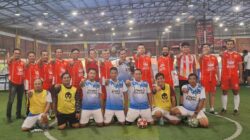 Demam Piala Dunia Menular di Mojokerto, Tim Polres Mojokerto Kota dan PWI Sajikan Laga Futsal Seru Berakhir Imbang 6-6