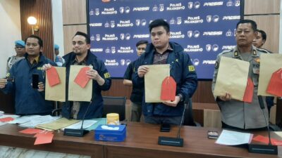 Polres Mojokerto Bongkar Modus Penipuan Berkedok Rekrutmen Kerja, Tiga Pelaku Diamankan