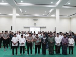 Polres Jombang Gelar Istighosah dan Doa Bersama Perkokoh Sinergitas serta Jaga Kondusivitas Kamtibmas Menjelang Muktamar NU ke-35