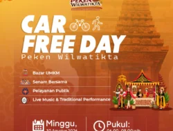 Car Free Day Peken Wilwatikta Digelar di Jalan RA Basuni Sooko, Ada Bazar UMKM hingga Pertunjukan Tradisional
