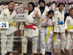 Jujitsu Kabupaten Mojokerto Raih 16 Medali di Kejurda Piala Gubernur Jatim 2026