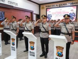 Kapolres Jombang Pimpin Upacara Sertijab Dua Kapolsek dan Kasihumas