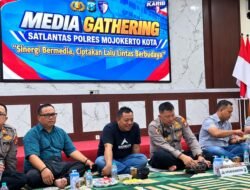Bangun Komunikasi Positif, Polres Mojokerto Kota Gelar Media Gathering Bersama Awak Media