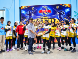 Satria Cup 4 Resmi Ditutup, Petrokimia Gresik Jadi Kampiun Kategori Putri Taklukkan Merpati Blitar 3-1