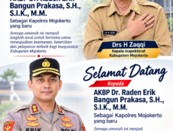 Inspektorat Kabupaten Mojokerto Mengucapkan Selamat Bertugas dan Selamat Datang Kepada Kapolres Kabupaten Mojokerto
