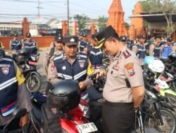 Kapolres Mojokerto Periksa Kesiapan Bhabinkamtibmas, Perkuat Dukungan terhadap Asta Cita Presiden
