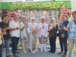 Hadiri Pernikahan Wartawan Dwi Yulianto, Ketua PWI Mojokerto Raya Aminuddin Ilham Sampaikan Pesan untuk Pengantin