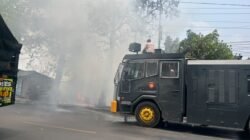 Call Center 110 Polres Mojokerto Gerak Cepat Tangani Kebakaran Bengkel Tambal Ban di Mojosari