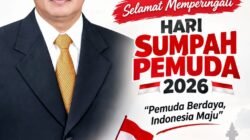 H.Hery Suyatnoko S.E., Anggota DPRD Kabupaten Mojokerto Mengucapkan Selamat Memperingati Hari Sumpah Pemuda