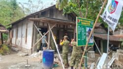 Tim Wasev Sterad Mabesad Tinjau Sasaran TMMD ke-130 Kodim 0814/Jombang di Desa Klitih