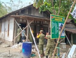 Tim Wasev Sterad Mabesad Tinjau Sasaran TMMD ke-130 Kodim 0814/Jombang di Desa Klitih